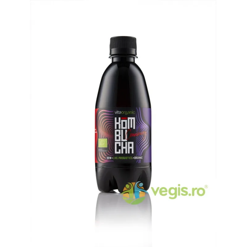 Kombucha cu Merisoare Raw Ecologice/Bio 330ml VITA ORGANIC — preț și oferte