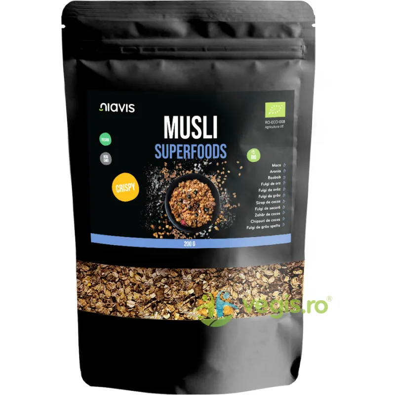 Musli Superfood Ecologic/Bio 200g NIAVIS — preț și oferte