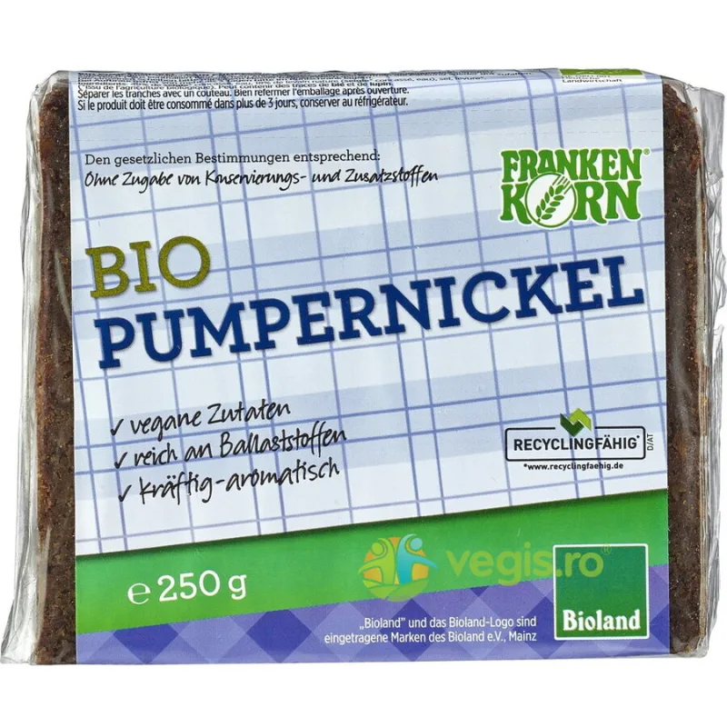 Paine de Secara Ecologica/Bio 250g FRANKENKORN — preț și oferte