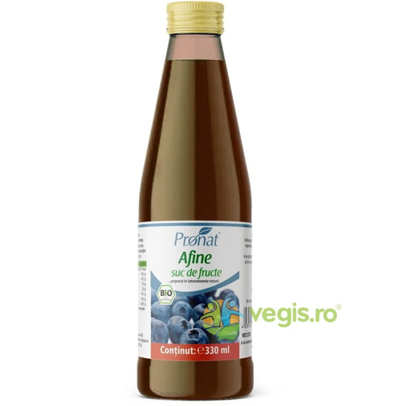 Suc de Afine Ecologic/Bio 330ml PRONAT — preț și oferte