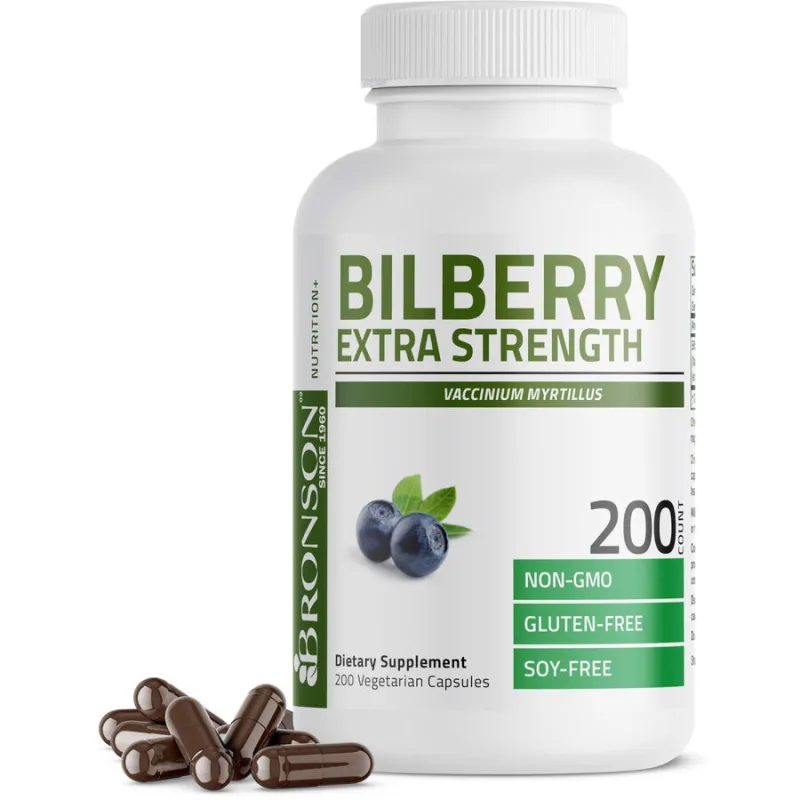 Extract de Afine 3000mg 200cps vegetale BRONSON LABORATORIES — preț și oferte