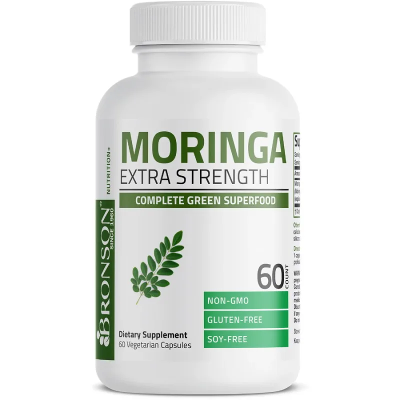 Extract din Frunze de Moringa Oleifera 5000mg 60cps BRONSON LABORATORIES — preț și oferte