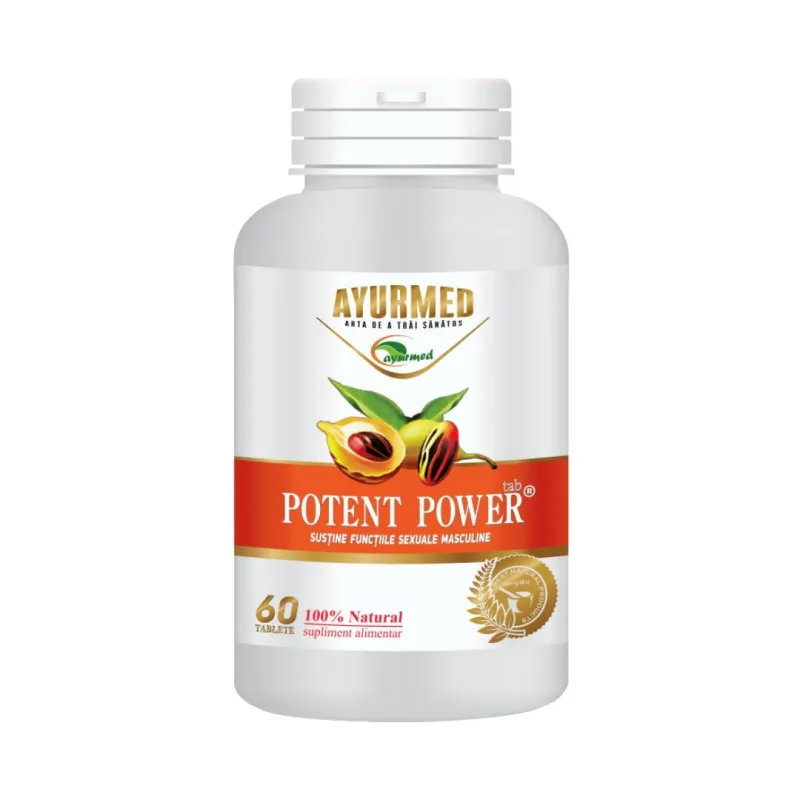 Potent Power, 60 tablete, Ayurmed — preț și oferte
