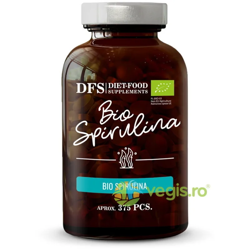 Spirulina Ecologica/Bio 400mg 375tb DIET FOOD — preț și oferte