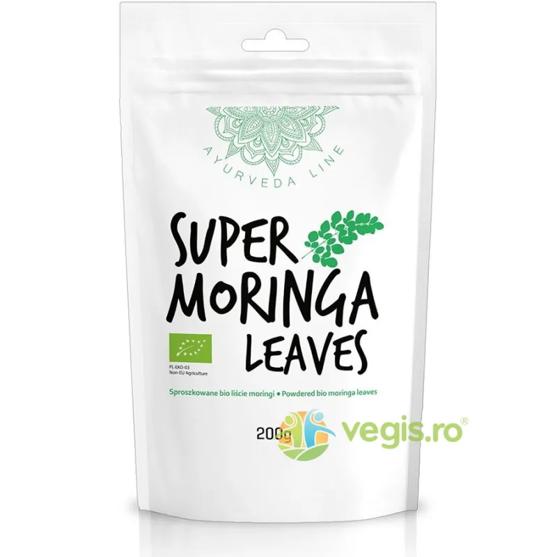 Moringa Pulbere Ecologica/Bio 200g DIET FOOD — preț și oferte
