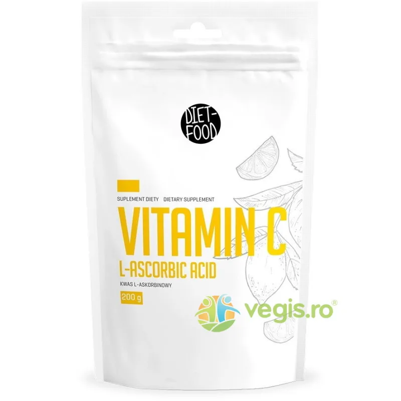 Vitamina C Pulbere 200g DIET FOOD — preț și oferte