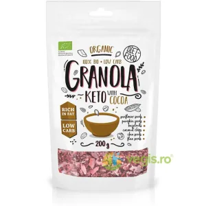 Granola Keto cu Cacao Ecologica/Bio 200g