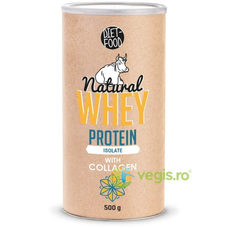 Colagen + Izolat de Proteina Concentrata din Zer 500g DIET FOOD — preț și oferte