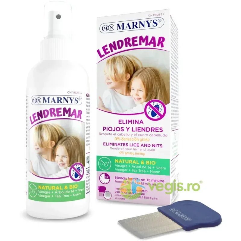 Lendremar pentru Eliminarea Paduchilor si a Oualelor Acestora 100ml MARNYS — preț și oferte