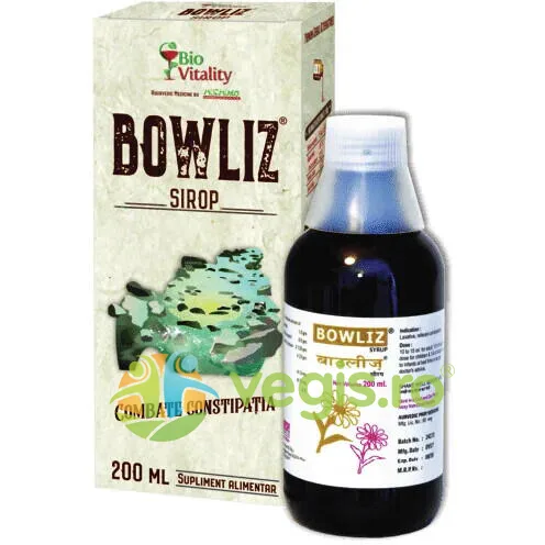 Bowliz Sirop (Constipatie) 200ml BIO VITALITY — preț și oferte