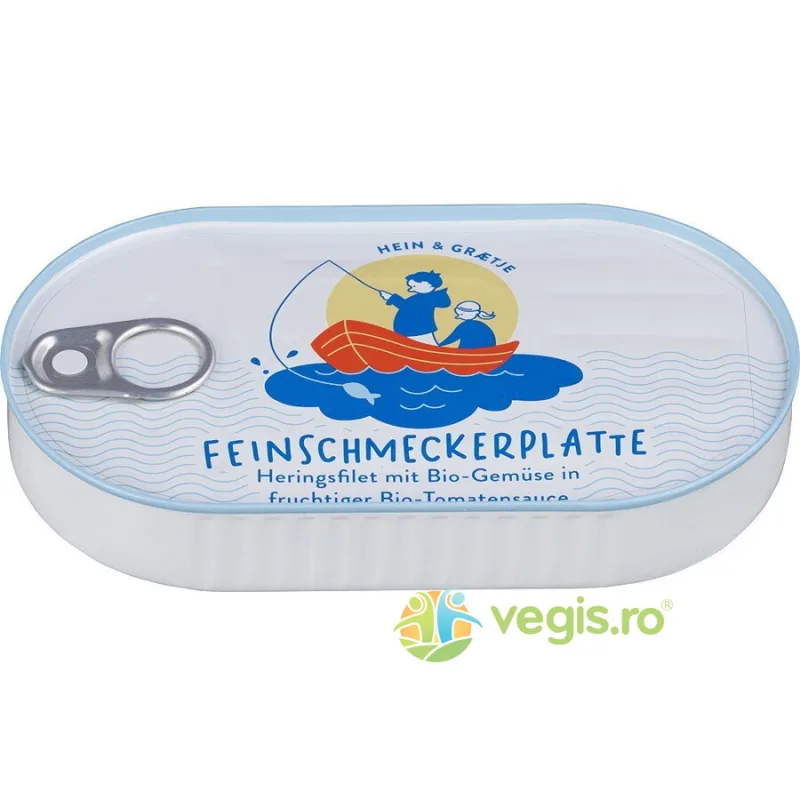 File de Hering in Sos de Rosii cu Legume Ecologic/Bio 200g HEIN GRAETJE — preț și oferte