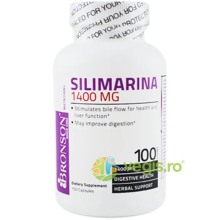 Silimarina 1400mg 100cps BRONSON LABORATORIES — preț și oferte