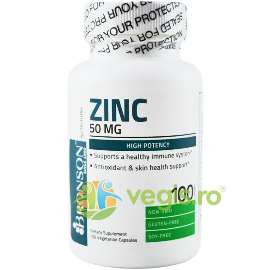 Zinc Picolinat 50mg 100cps BRONSON LABORATORIES — preț și oferte