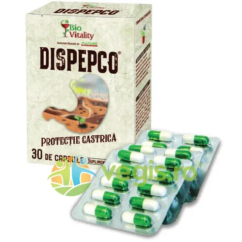 Dispepco (Protectie Gastrica) 30cps BIO VITALITY — preț și oferte