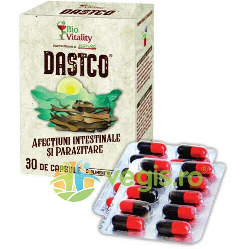 Dastco (Afectiuni Intestinale si Parazitare) 30cps BIO VITALITY — preț și oferte