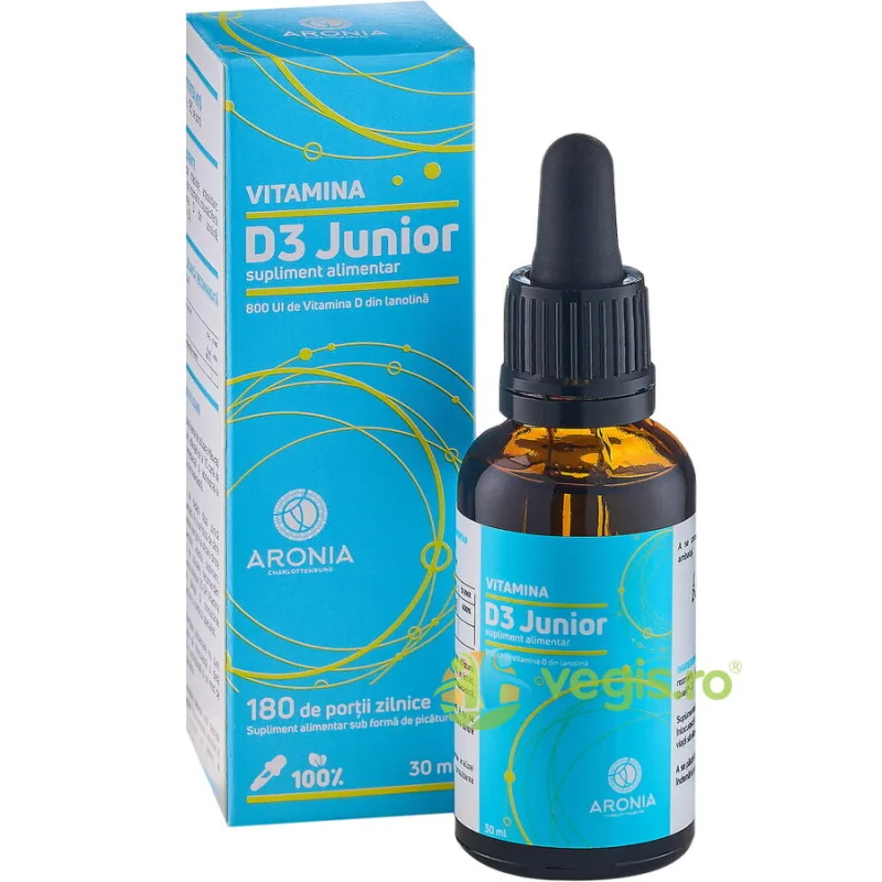 Vitamina D3 Junior 800UI 30ml ARONIA CHARLOTTENBURG — preț și oferte