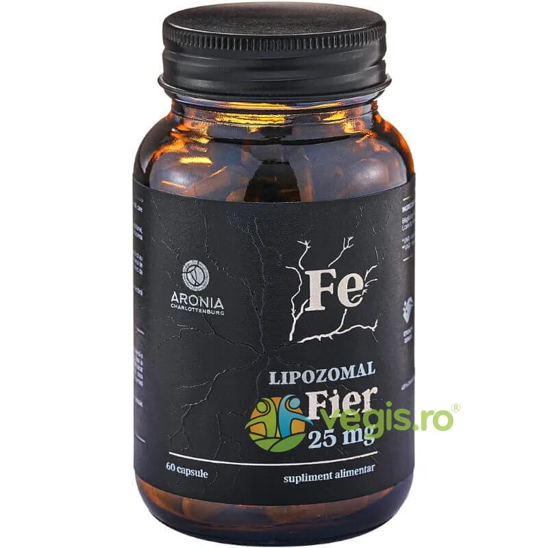 Fier Lipozomal 25mg 60cps ARONIA CHARLOTTENBURG — preț și oferte