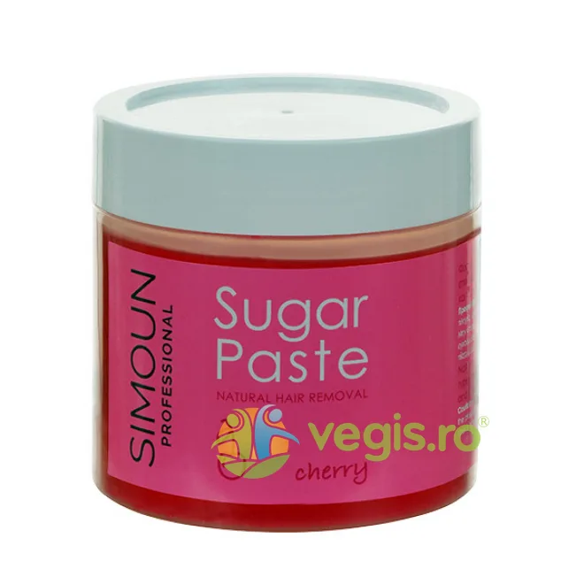 Ceara Gel Depilatoare Naturala de Zahar cu Aroma de Cirese 600g SIMOUN — preț și oferte