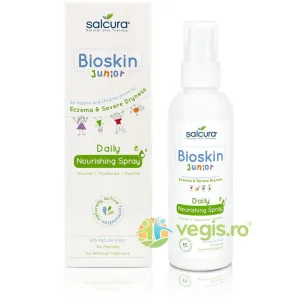 Spray Nutritiv pentru Bebelusi si Copii pentru Piele foarte Uscata cu Eczeme Bioskin Junior 100ml