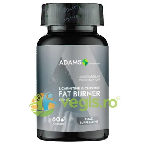 L-Carnitina + Picolinat de Crom Fat Burner 60cps ADAMS VISION — preț și oferte