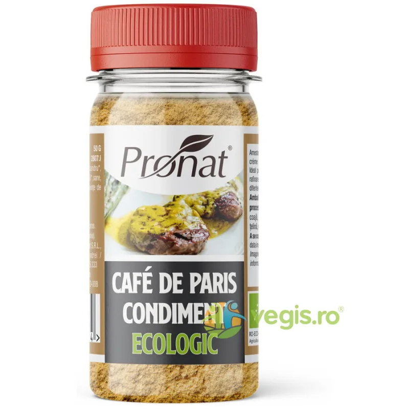 Condiment Cafe de Paris Ecologic/Bio 50g PRONAT — preț și oferte