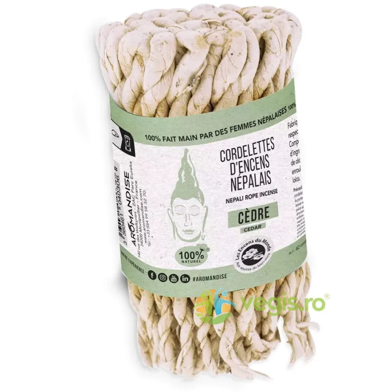 Sfoara Parfumata Naturala din Cedru 42buc AROMANDISE — preț și oferte