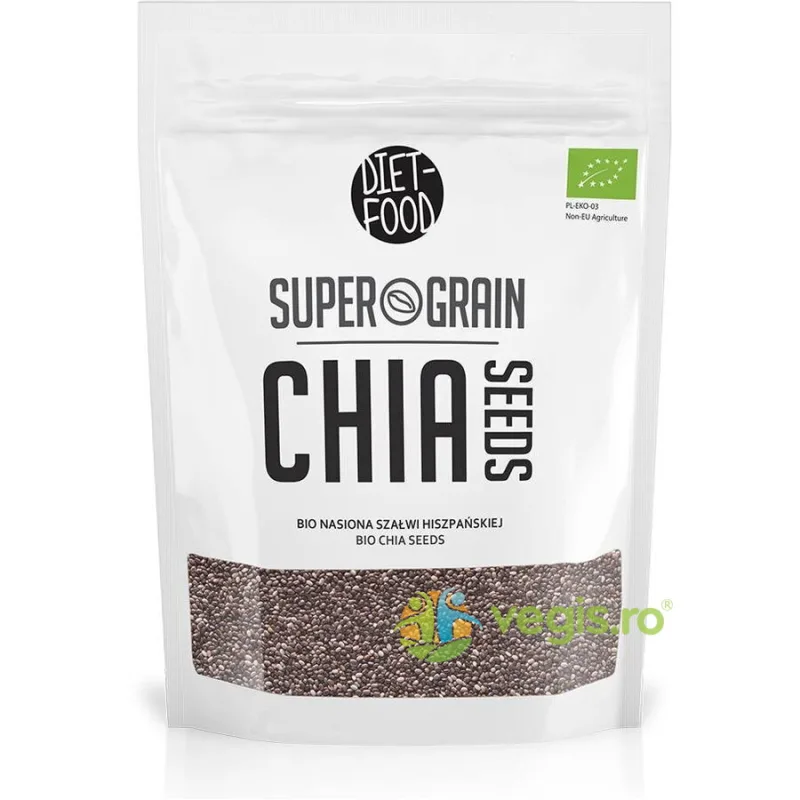 Seminte de Chia Ecologice/Bio 400g DIET FOOD — preț și oferte