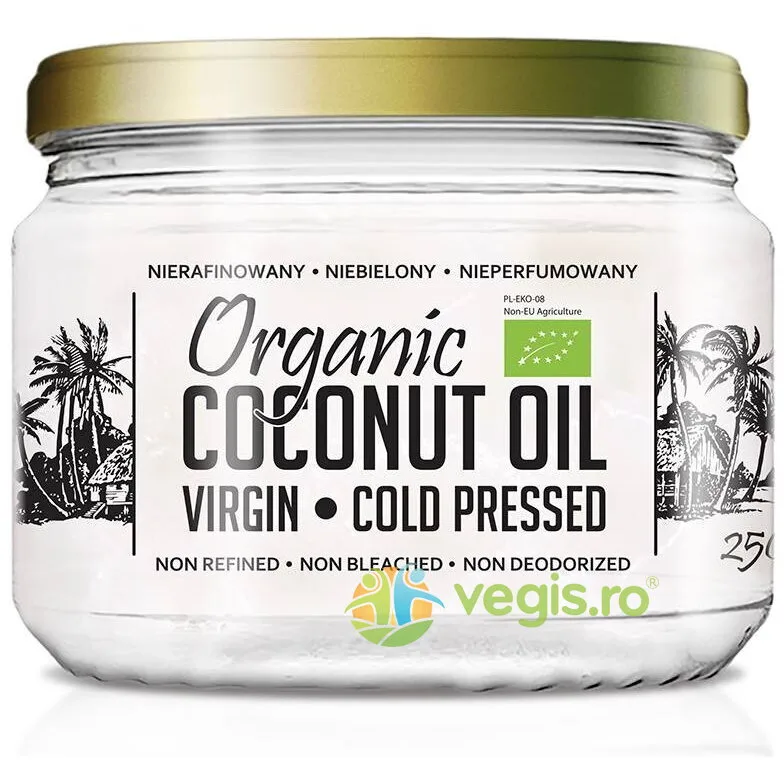 Ulei de Cocos Virgin Ecologic/Bio 250ml DIET FOOD — preț și oferte