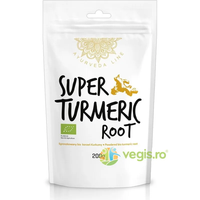 Turmeric Pulbere Ecologica/Bio 200g DIET FOOD — preț și oferte