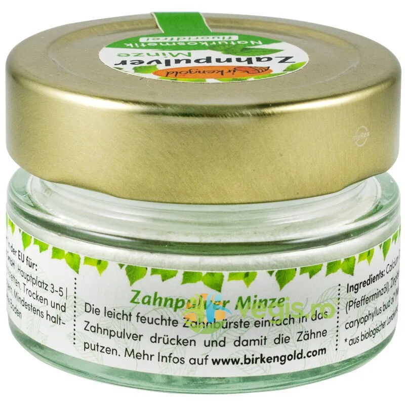 Pulbere pentru Dinti cu Menta si Xylitol 30g BIRKENGOLD — preț și oferte