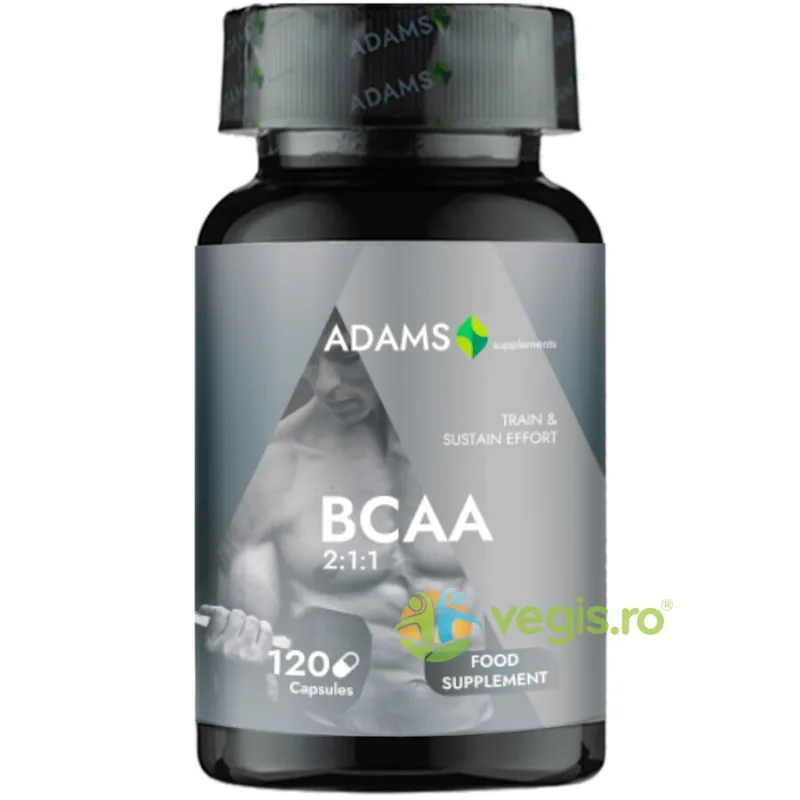 BCAA 2:1:1 (2000mg) 120 cps ADAMS VISION — preț și oferte