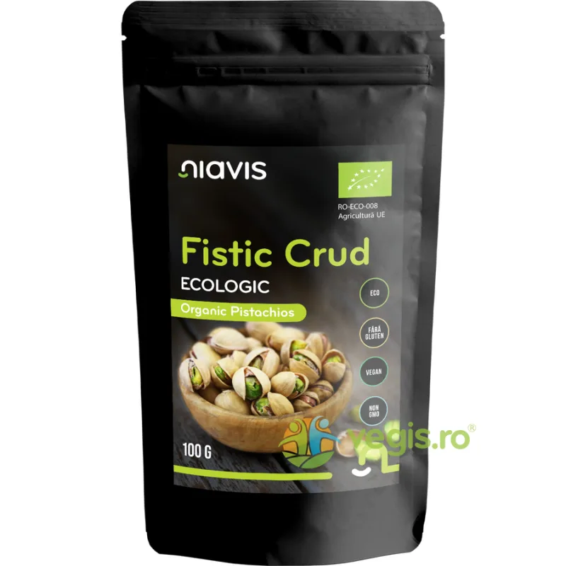 Fistic Crud fara Gluten Ecologic/Bio 100g NIAVIS — preț și oferte