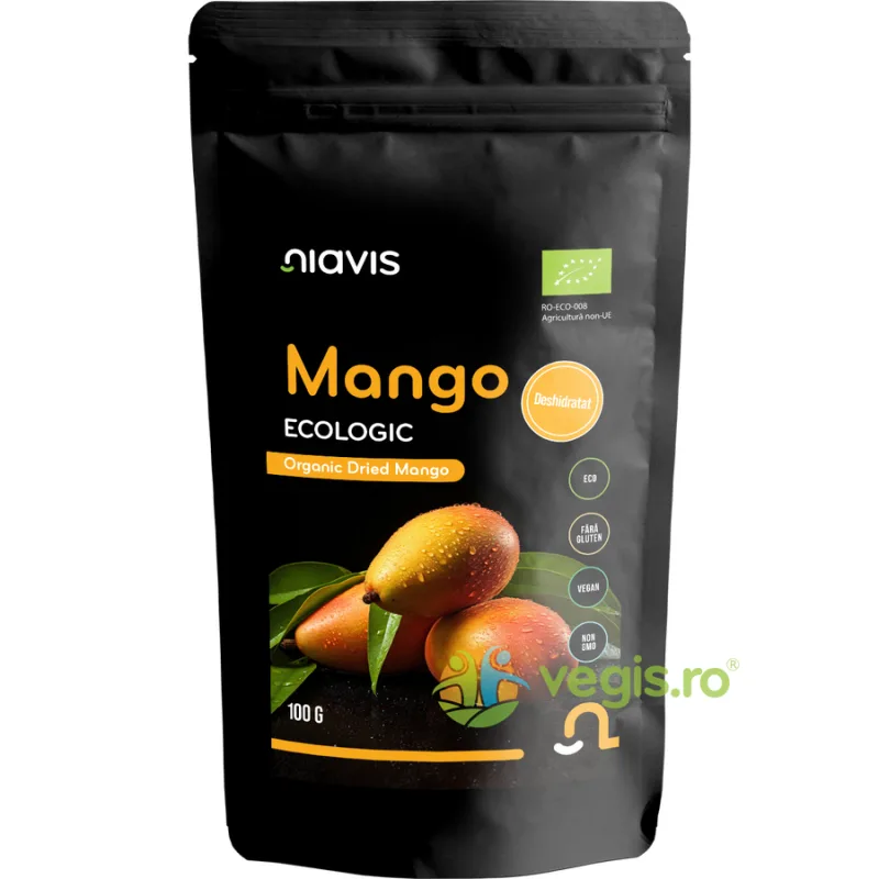Mango Deshidratat fara Gluten Ecologic/Bio 100g NIAVIS — preț și oferte