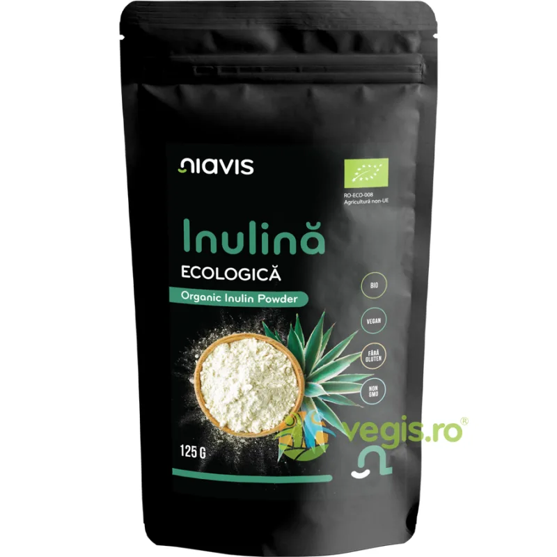 Inulina din Agave fara Gluten Ecologica/Bio 125g NIAVIS — preț și oferte