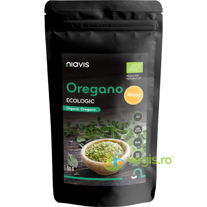 Oregano Maruntit fara Gluten Ecologic/Bio 50g NIAVIS — preț și oferte