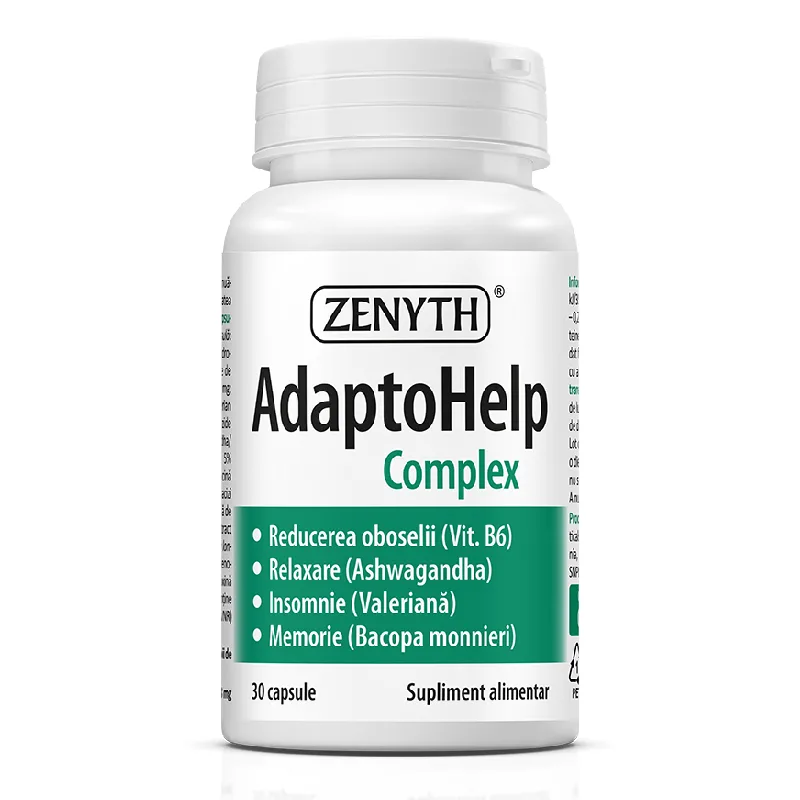 AdaptoHelp Complex, 30 capsule, Zenyth ZENYTH PHARMACEUTICALS SRL — preț și oferte