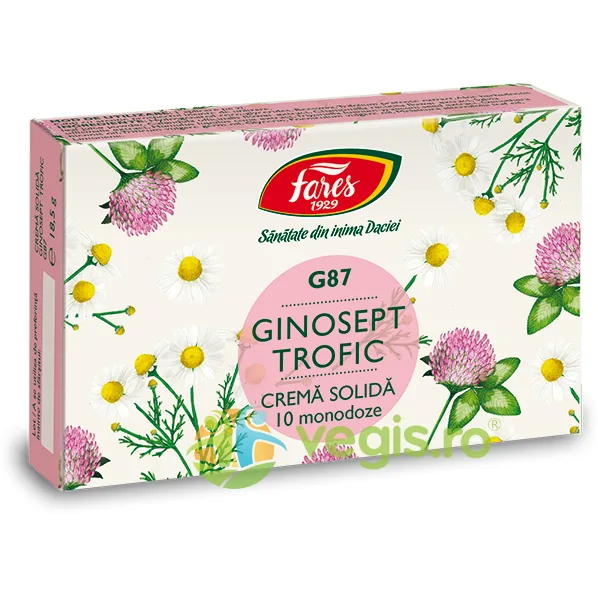 Ginosept Trofic Crema Solida (G87) 10 monodoze FARES — preț și oferte