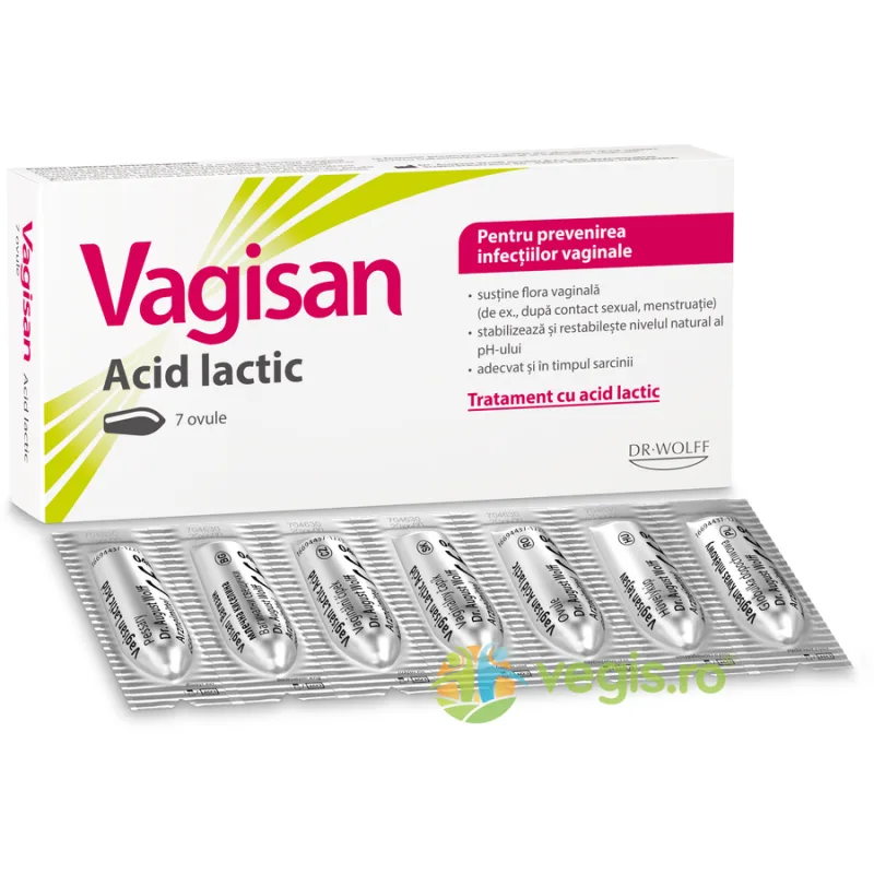 Vagisan Acid Lactic 7 Ovule — preț și oferte