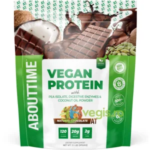 Proteina Vegana cu Aroma Naturala de Ciocolata (Abouttime Vegan Protein) 972.8g