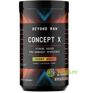 Formula Pre-Workout cu Aroma Gummy Worm Beyond Raw Concept X 588.6g
