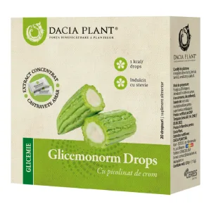 Glicemonorm Drops, 20 bucati, Dacia Plant