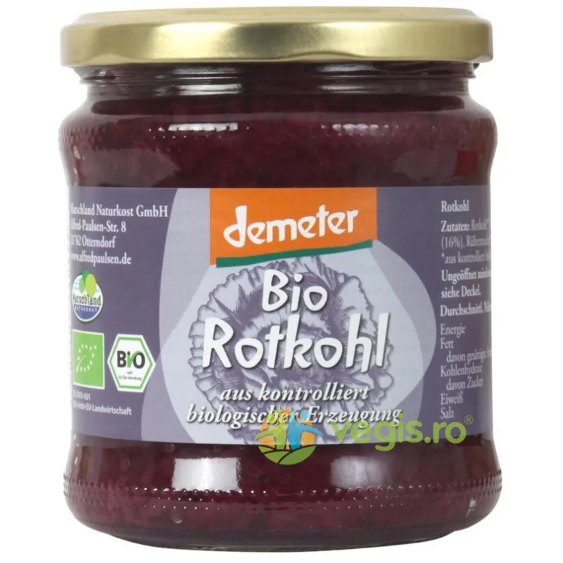 Varza Rosie Murata Demeter Ecologica/Bio 350g MARSCHLAND — preț și oferte