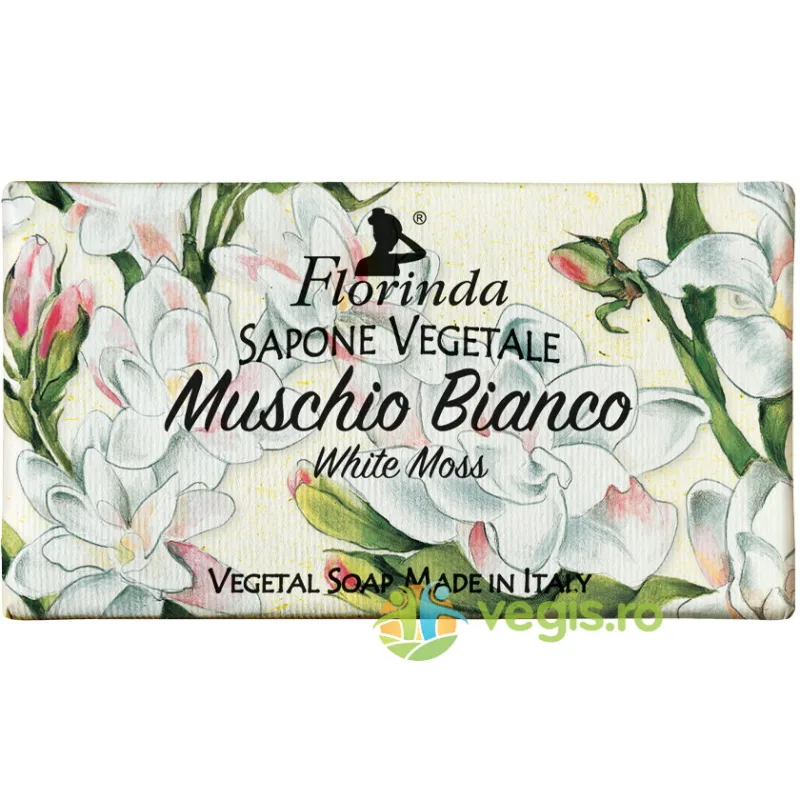 Sapun Vegetal Florinda cu Parfum de Mosc Alb 100g LA DISPENSA — preț și oferte