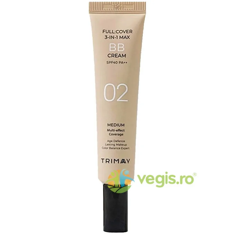 Crema Coloranta BB Cream SPF40 PA++ Full Cover 3-in-1 Max Medium 30ml — preț și oferte