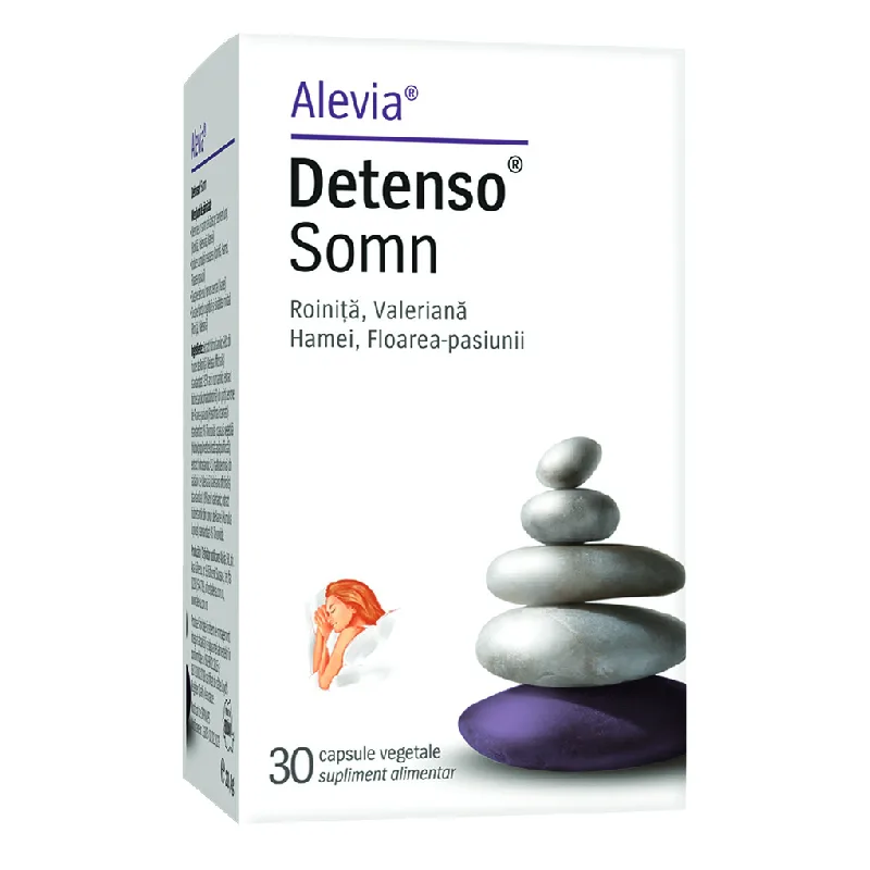 Detenso Somn, 30 capsule vegetale, Alevia — preț și oferte