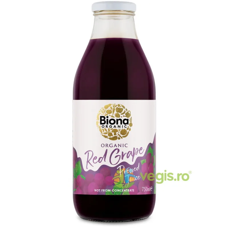 Suc de Struguri Rosii Ecologic/Bio 750ml BIONA — preț și oferte