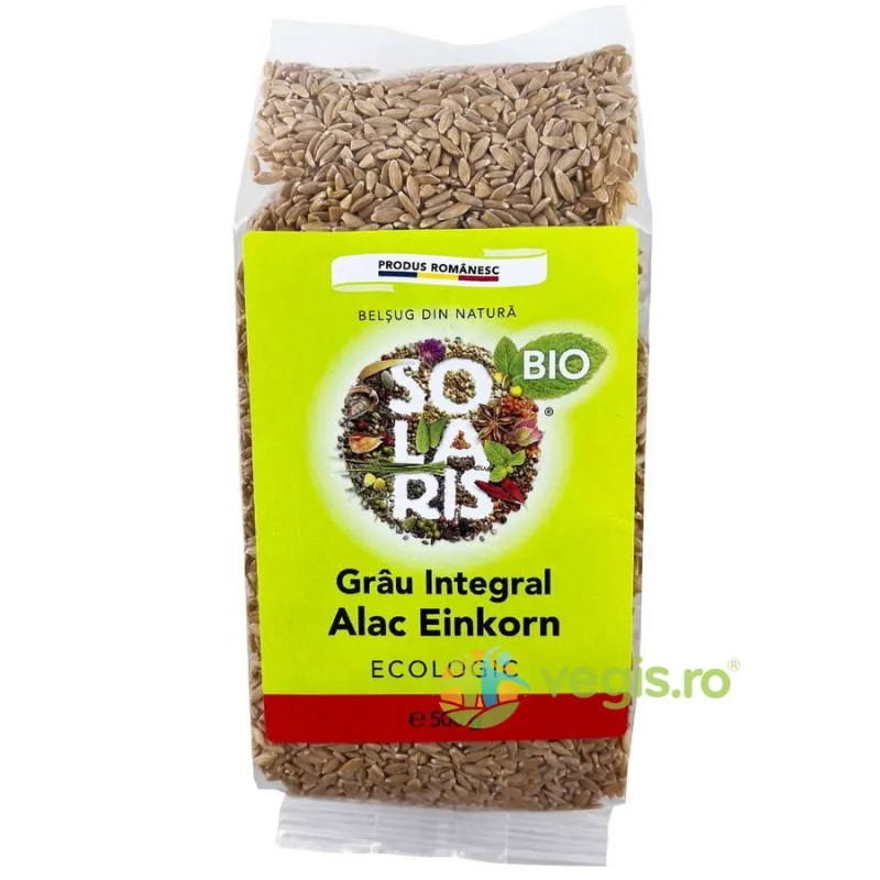 Grau Integral Alac Einkorn Ecologic/Bio 500g SOLARIS — preț și oferte