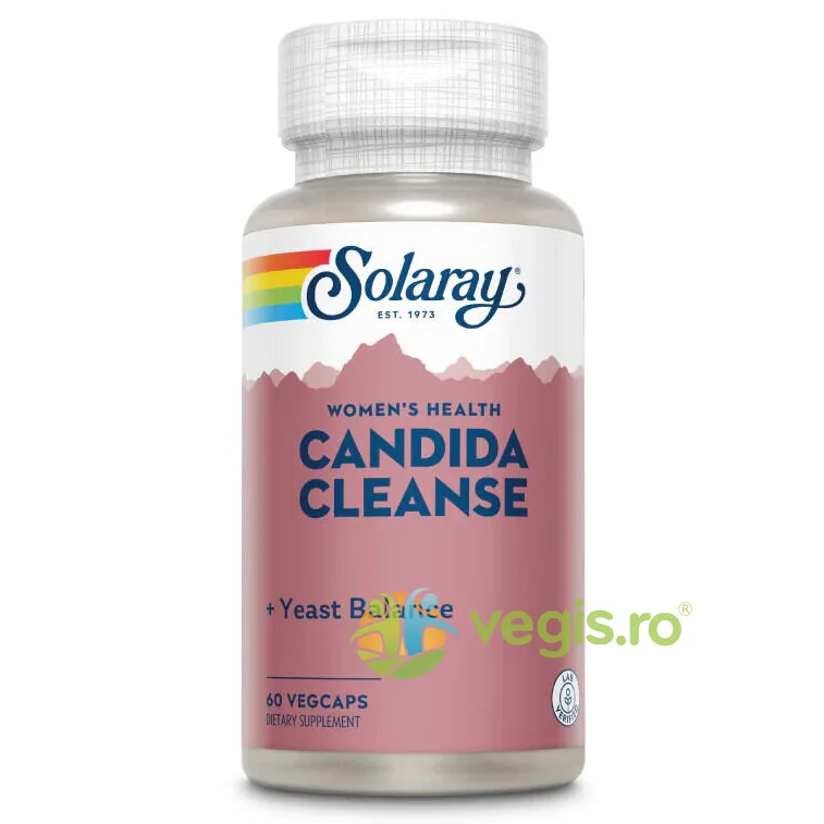 Candida Cleanse 60cps Secom, Solaray — preț și oferte