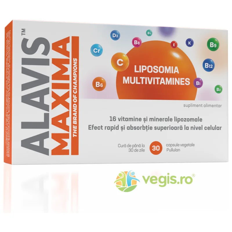 Liposomia Multivitamines 30cps vegetale ALAVIS MAXIMA — preț și oferte