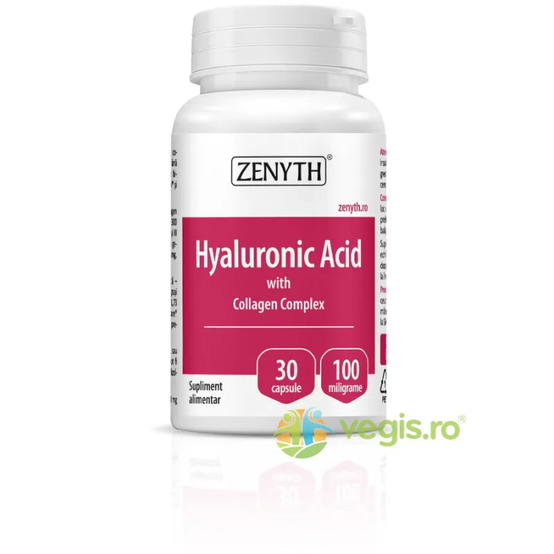 Acid Hyaluronic cu Collagen Complex 100mg 30cps Zenyth — preț și oferte